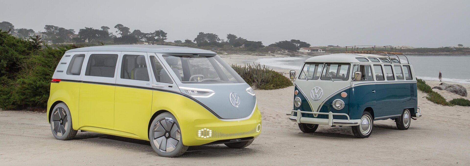 Volkswagen Bulli: un T1 como Samba Express y la siguiente generación, el ID Buzz. | © Foto: Auto-Medienportal.Net/Volkswagen