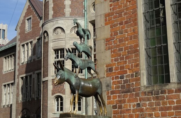 © Bremen, músicos de la ciudad  © Deutsche Märchenstraße