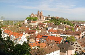 © Vista desde Eckartsberg al casco antiguo de Breisach con la catedral, Foto: Wikipedia von Taxiarchos228, CC BY-SA 3.0, https://commons.wikimedia.org/w/index.php?curid=7431327