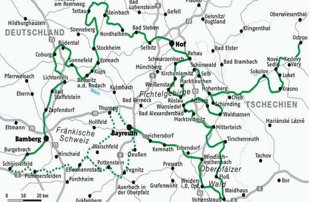 Mapa de Ruta, La ruta de la porcelana Mapa de Ruta, La ruta de la porcelana