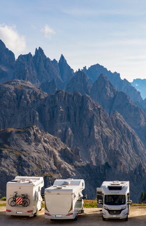 Tres Picos, aparcamiento Auronzo | © Tres Picos, aparcamiento Auronzo, Foto: Stefan Eilenlehner