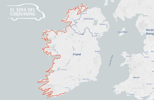 Wild Atlantic Way - Mapa | © ALPS ALPINE Europe GmbH