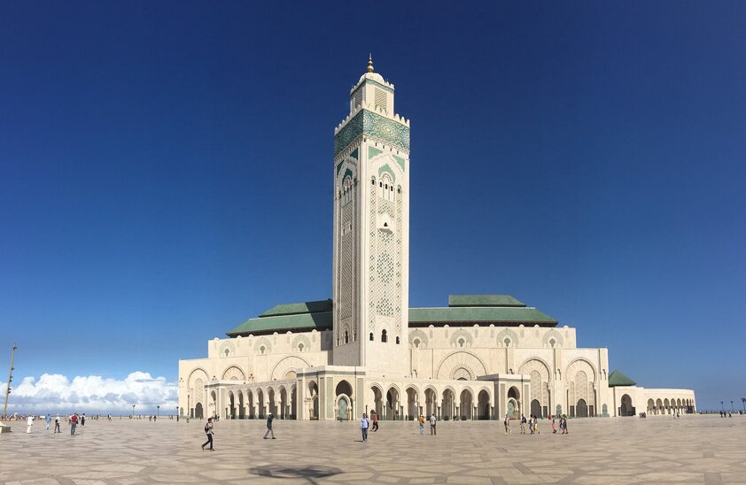 Mezquita de Hassan II, Casablanca, Marruecos | © Foto: danyloz2002, Pixabay