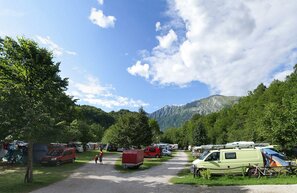 Kamp Koren Kobarid, Ruta en autocaravana por Eslovenia | © Kamp Koren Kobarid, Foto: Slovenia.info